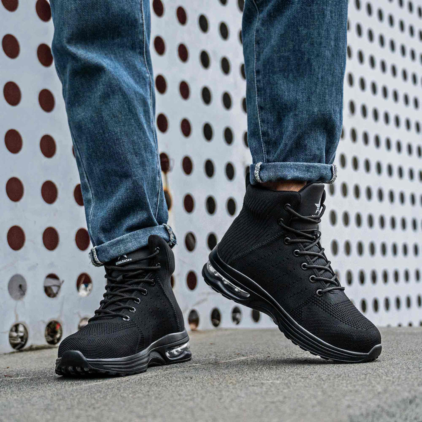 Safety Boots Steel Toe Cap Boots Comfortable and Light Work Boots ...