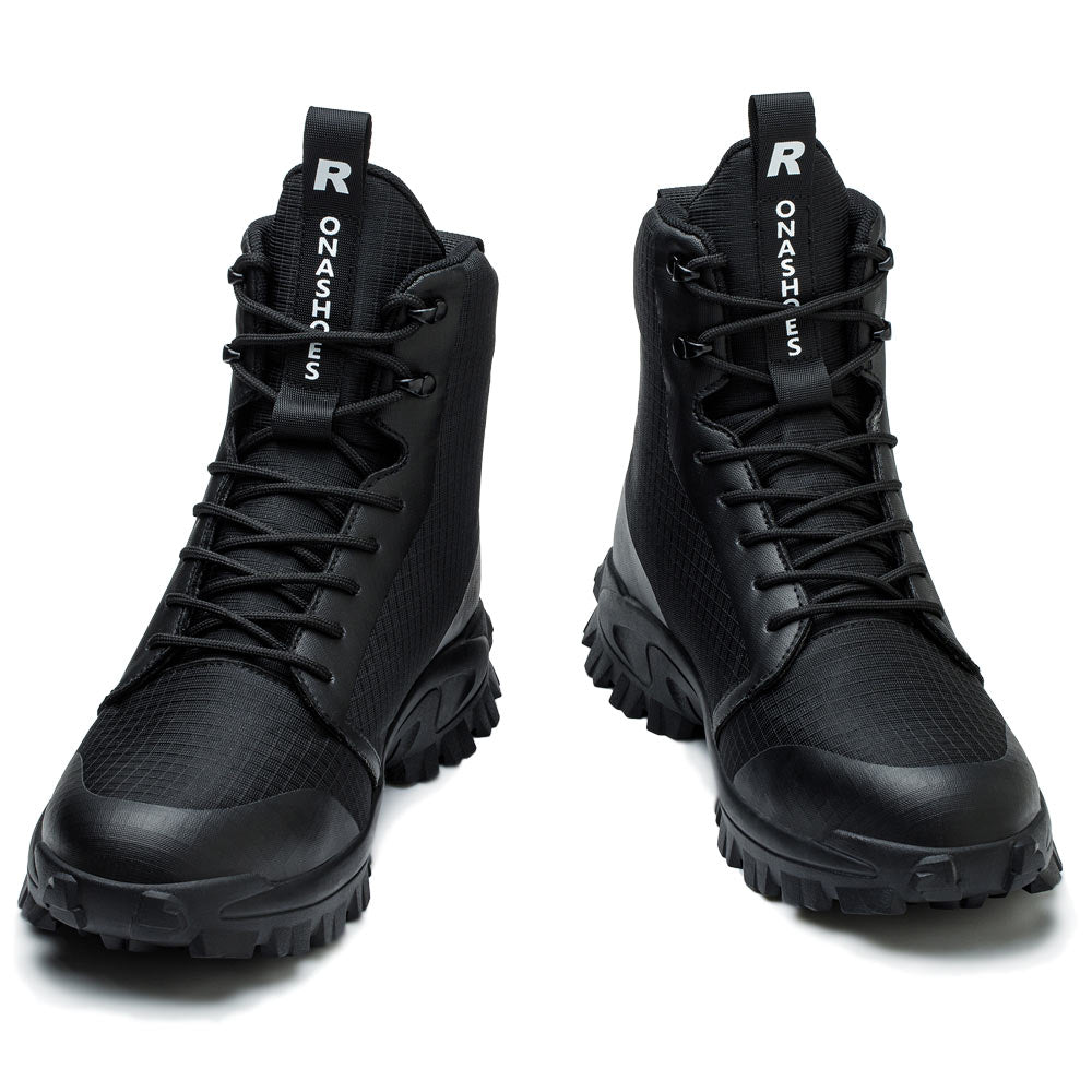 Safety Boots Steel Toe Cap Work Boots Mens Safety Shoes Armor Black Rona Shoes