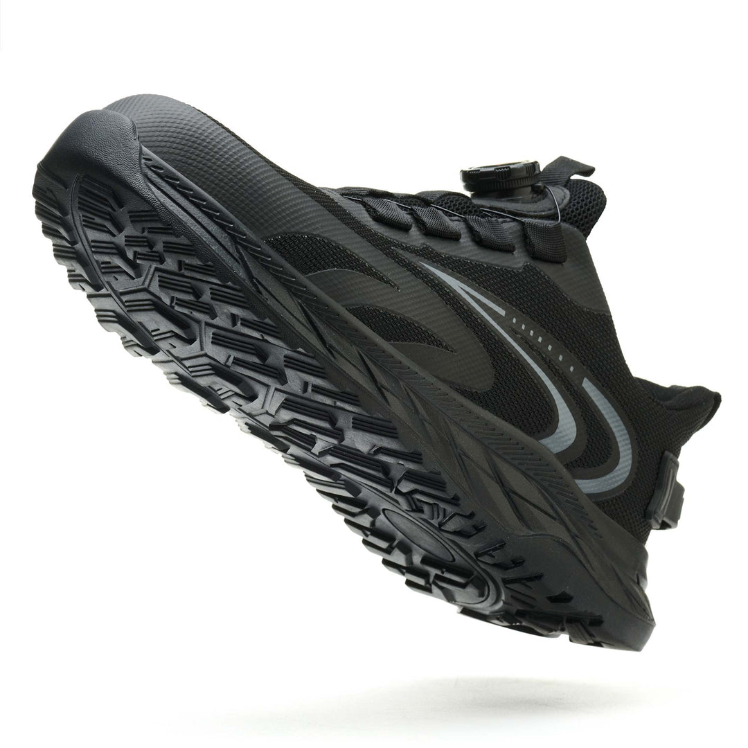 Quick-Dial Safety Trainers - Hades Black – Rona Shoes