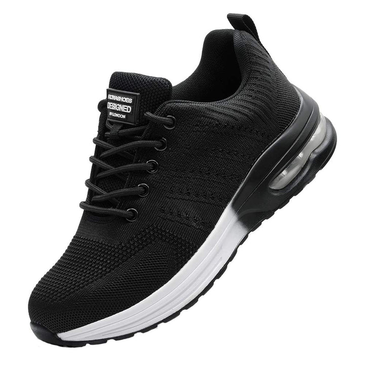 Safety Shoes Steel Toe Cap Shoes Work Shoes Comfortable and Light Safety Trainers Slip and Oil Resistant For Men Women and Ladies Delta White Rona Shoes