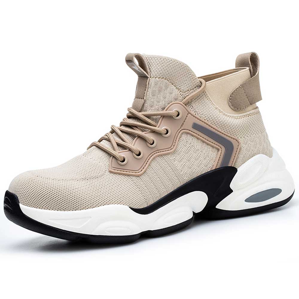 Safety Boots Steel Toe Cap Boots Comfortable and Light Work Boots Safety Shoes Slip and Oil