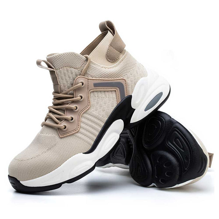 Beige athletic shoes best sale